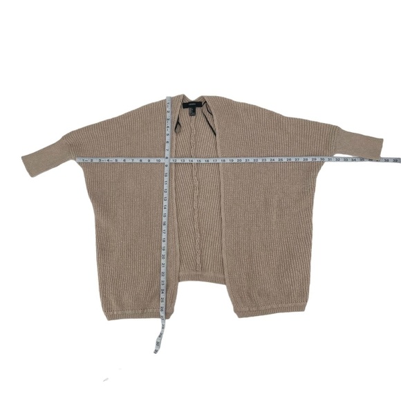 Forever 21 Tan 3/4 Sleeve Cardigan Sweater Size XS Women’s - Picture 3 of 5